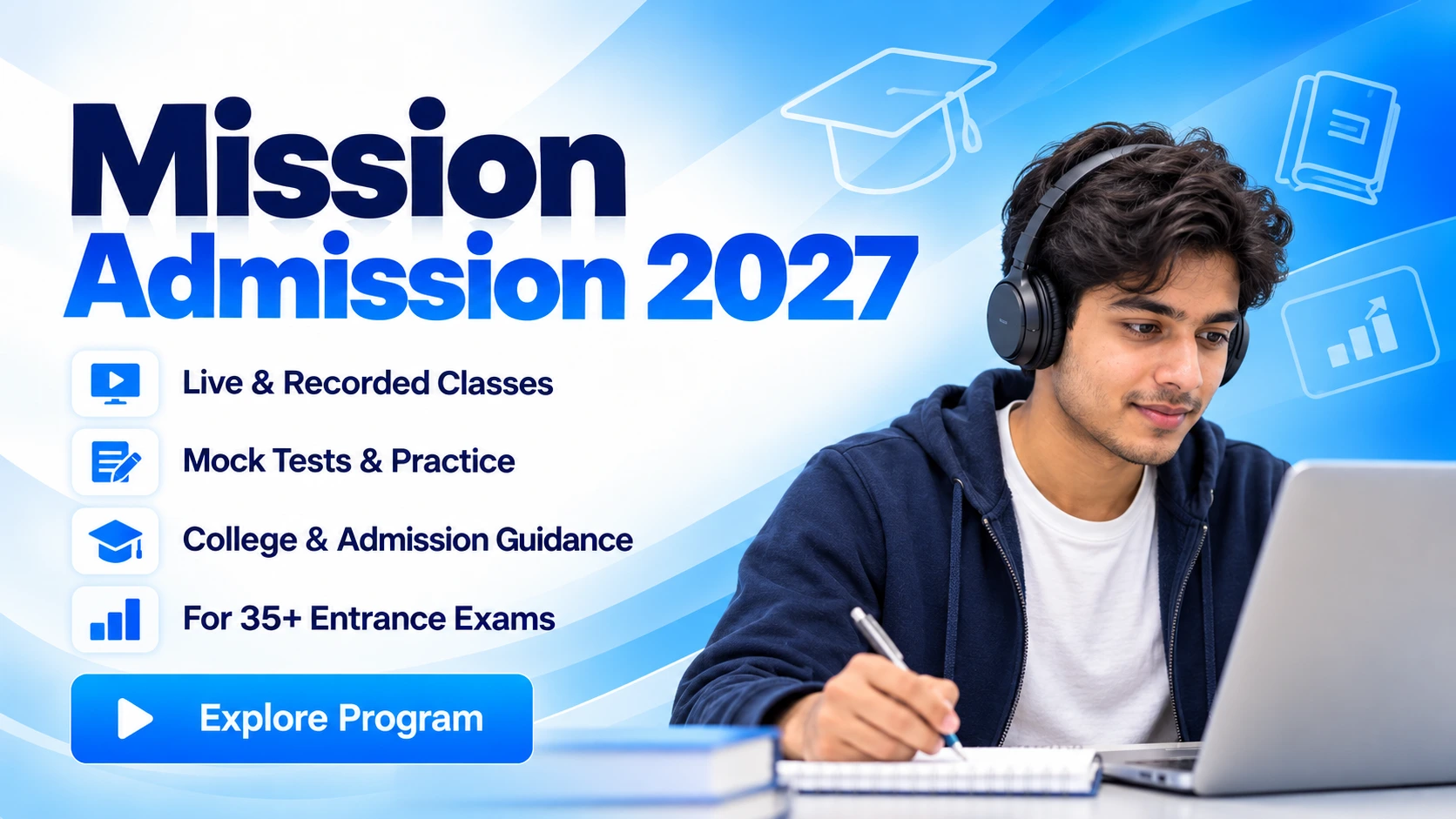 Join Higher Education online classes — Mission Admission