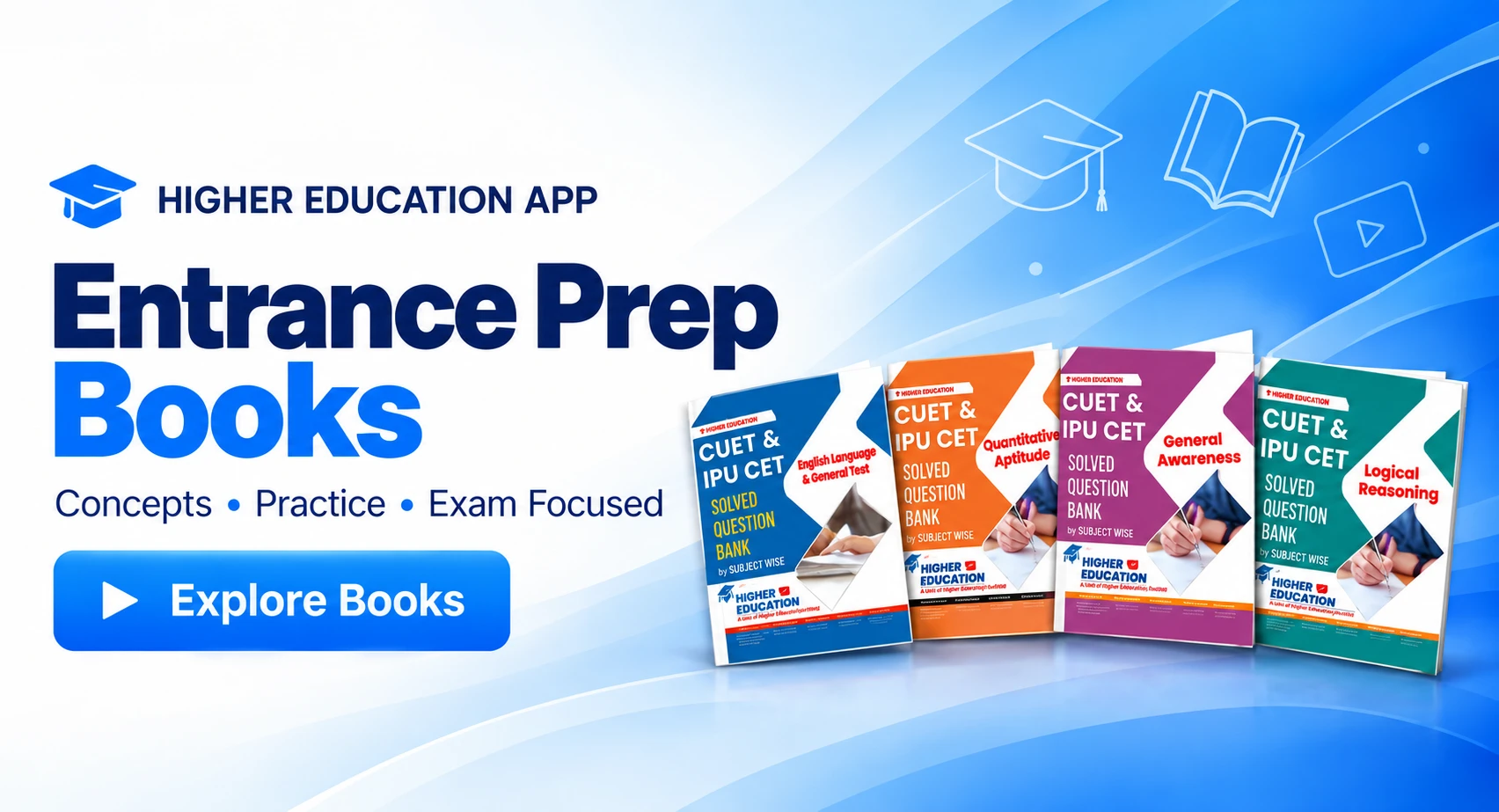Explore Higher Education entrance preparation books